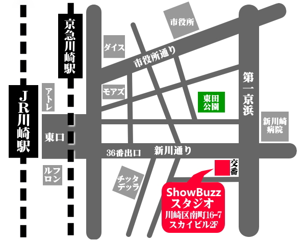 ShowBuzz map
